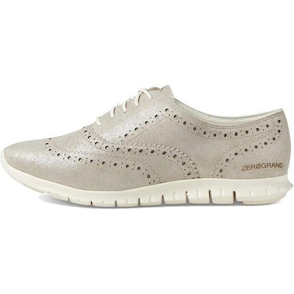 Cole Haan Zerogrand W27409 Oxford Women\'s US 5 Gray Wingtip Dress Shoes ZPO1883 main image 9